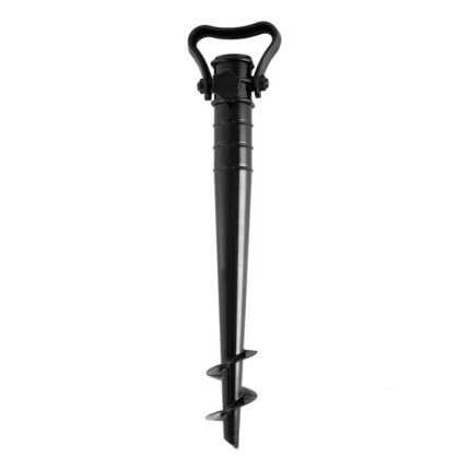 Set 2 suporturi pentru umbrela, Sunmostar, Plastic, Negru
