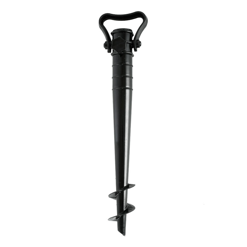 Set 2 suporturi pentru umbrela, Sunmostar, Plastic, Negru