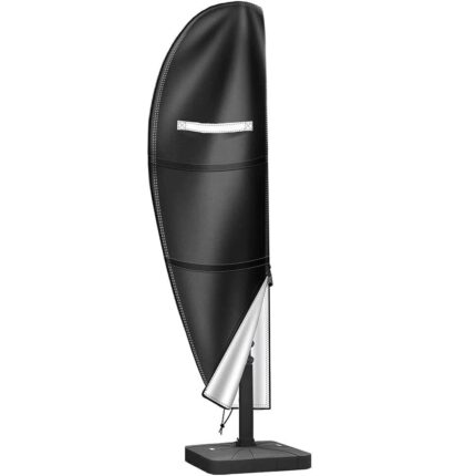 Husa de umbrela, 280 x 30 x 80/45cm, Poliester, Negru