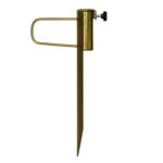 Suport pentru umbrela, Sunmostar, Fier, 42 cm, Galben