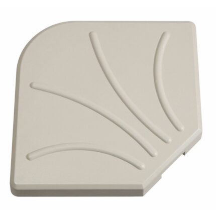 Baza umbrela BigBuy, ciment, alb, 47x47x5,5cm