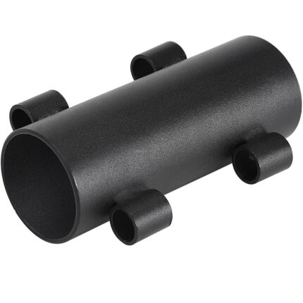Set 2 suporturi de umbrela, Sunmostar, Metal, 28 x 34 mm, Negru