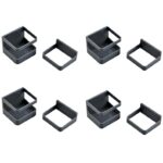 Set 4 suporturi pentru umbrela, Sunmostar, Negru