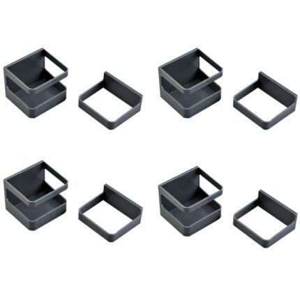 Set 4 suporturi pentru umbrela, Sunmostar, Negru