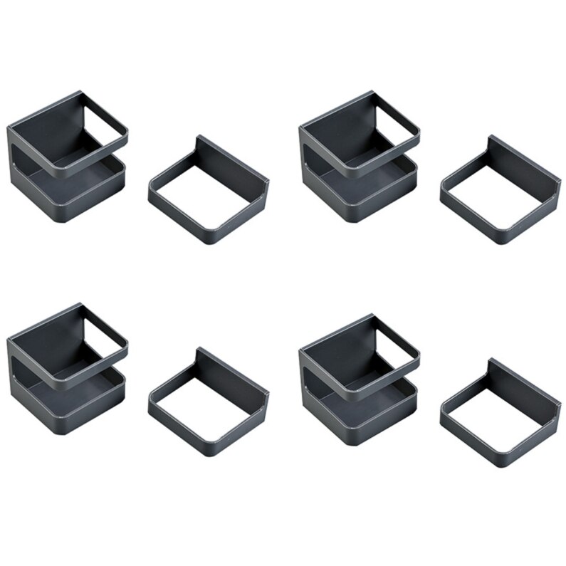 Set 4 suporturi pentru umbrela, Sunmostar, Negru