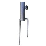 Suport parasolar, Fier, 25-32mm, Argintiu