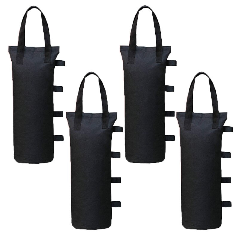 Set 4 saci de nisip, Sunmostar, PVC, Negru