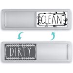 Magnet pentru masina de spalat vase Clean Dirty, Mmgoqqt, magnet puternic, dimensiune standard, cu banda dublu adeziva