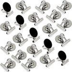 Cleme cu magnet pentru frigider, BOMSTOM, 31 mm, 20 buc, Argintiu