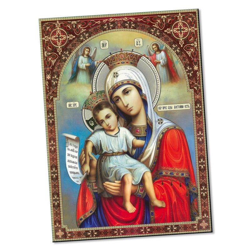 Iconita magnetica Maica Domnului si Iisus v5