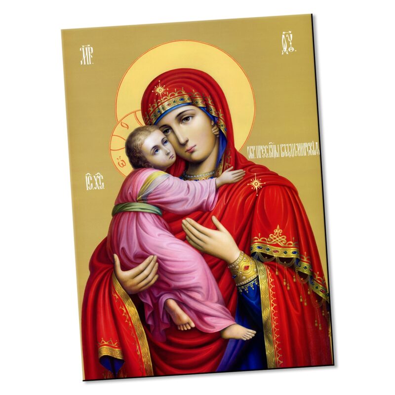 Iconita magnetica Maica Domnului si Iisus v2