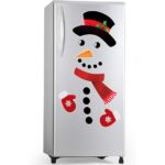 Set de 16 magneti decorativi pentru frigider Om de zapada, Cozevdnt, design amuzant