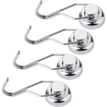 Set 4 carlige magnetice rotative, BGHYHYHI, 30lb, inox, rezistenta la coroziune, 38g