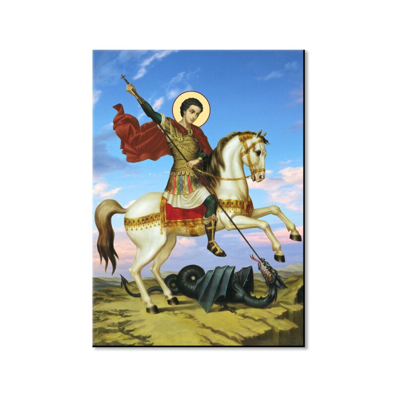 Iconita magnetica Sfantul Mare Mucenic Gheorghe v2