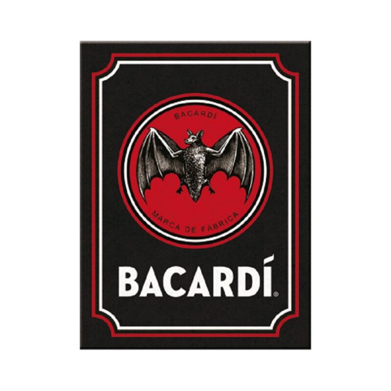 Magnet - Bacardi - Black logo