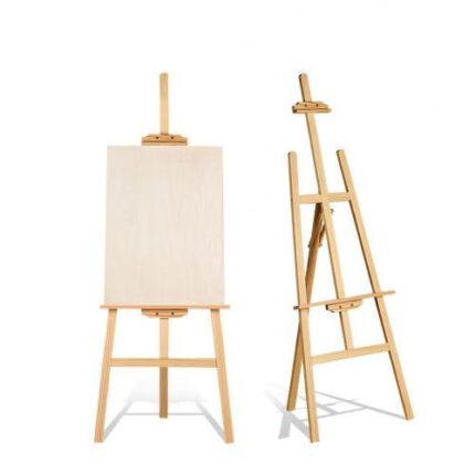 Sevalet pictura, din lemn, inaltime reglabila maxim 150 cm