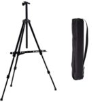 Trepied Sevalet Pictura Bronex 93-168cm, Reglabil, Portabil, Husa Depozitare Inclusa, Negru