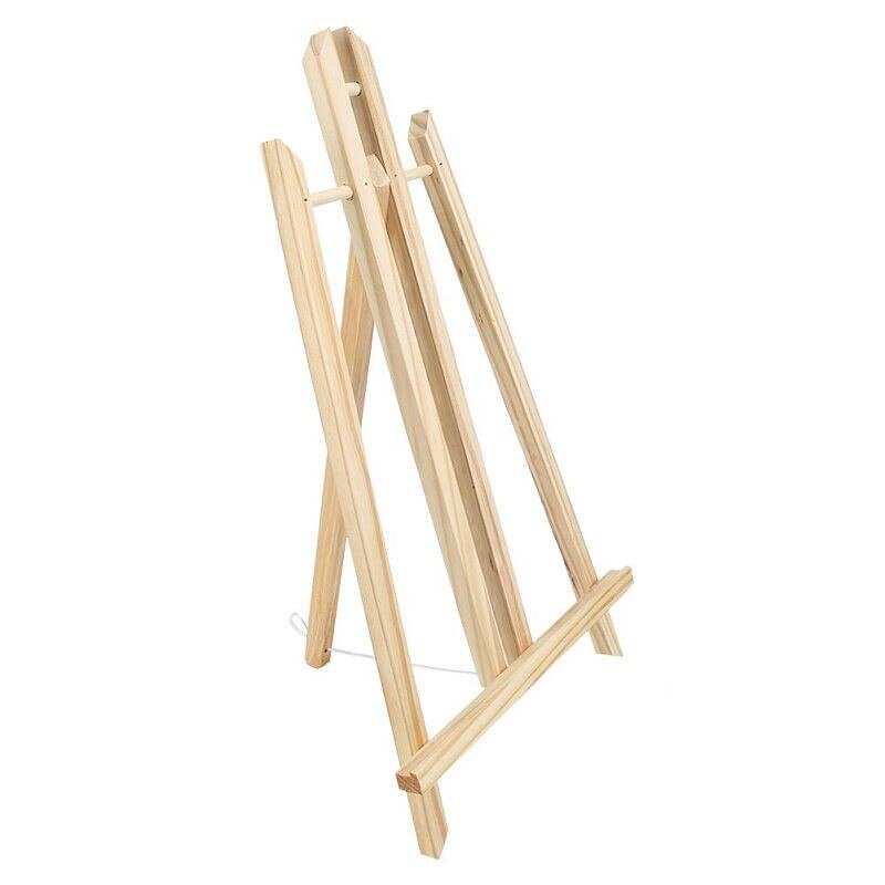 Trepied sevalet de masa, IDei, pentru panza pictura, inaltime 50 cm, lemn