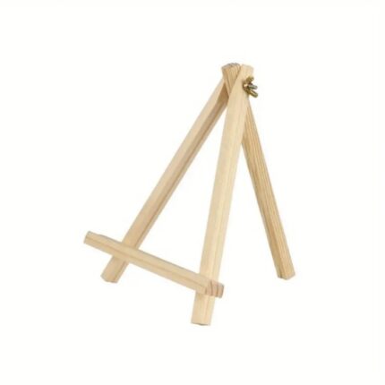 Sevalet trepied de masa pentru panza pictura, Best Art, inaltime 24 cm, lemn natur