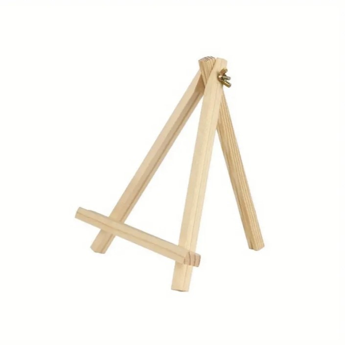 Sevalet trepied de masa pentru panza pictura, Best Art, inaltime 24 cm, lemn natur