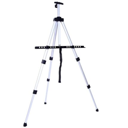 Sevalet Metalic Ohuhu, Pliabil, Reglabil 52-165cm, Telescopic, Aluminiu, Husa Transport