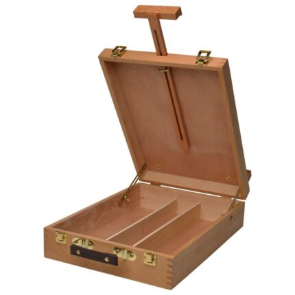 Sevalet de pictura Artina Nancy, 47x30x12 cm, Lemn masiv de fag