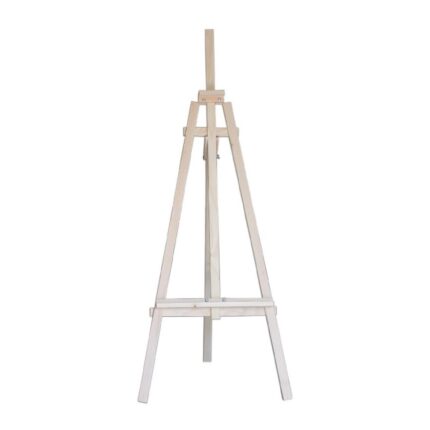 Sevalet din lemn de pin cu trei picioare, 180 cm, Culoare natur