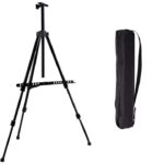 Trepied sevalet pictura eBA®, reglabil 77-160 cm, metalic, portabil, husa depozitare inclusa