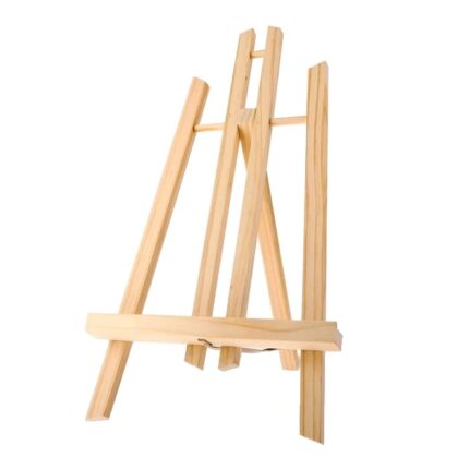 Sevalet desen si pictura pentru masa, tip trepied, lemn, 3+ ani 40x21.7 cm