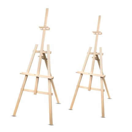 Set de doua sevalete din lemn de fag, inaltime 150 cm