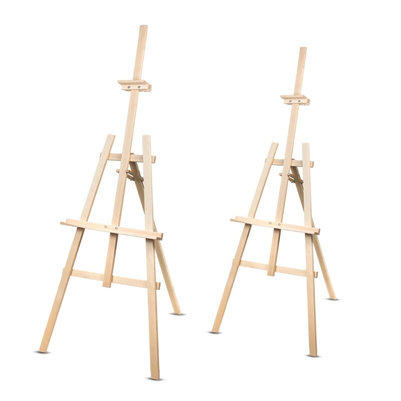 Set de doua sevalete din lemn de fag, inaltime 150 cm