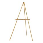 Sevalet, VISWIN, din lemn, 160 cm, Ajustabil si stabil, Auriu