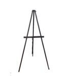 Sevalet lemn culoare negru, 140 cm x 42 cm