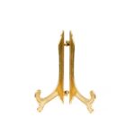 Sevalet Baroc , Fusart , Alama , Auriu , H - 18 cm , BrL-033