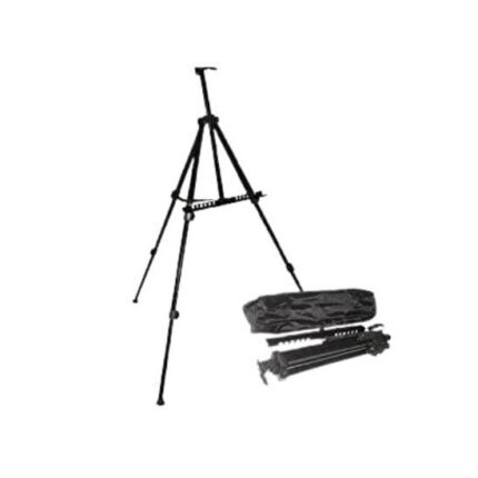 Sevalet pentru flanelograf, aluminiu, 152 cm, pliabil, geanta transport