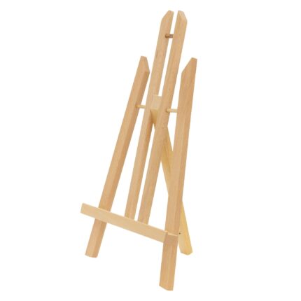 Sevalet de masa ECD Germany, lemn, pliabil, cu raft practic pentru alte accesorii