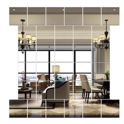 Set 32 de Oglinzi Decorative Design patrat 20 X 20 cm Acrilice Cristal
