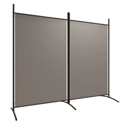 Paravan Zakito Europe, 2 panouri, pliabil, antracit, 175x180cm
