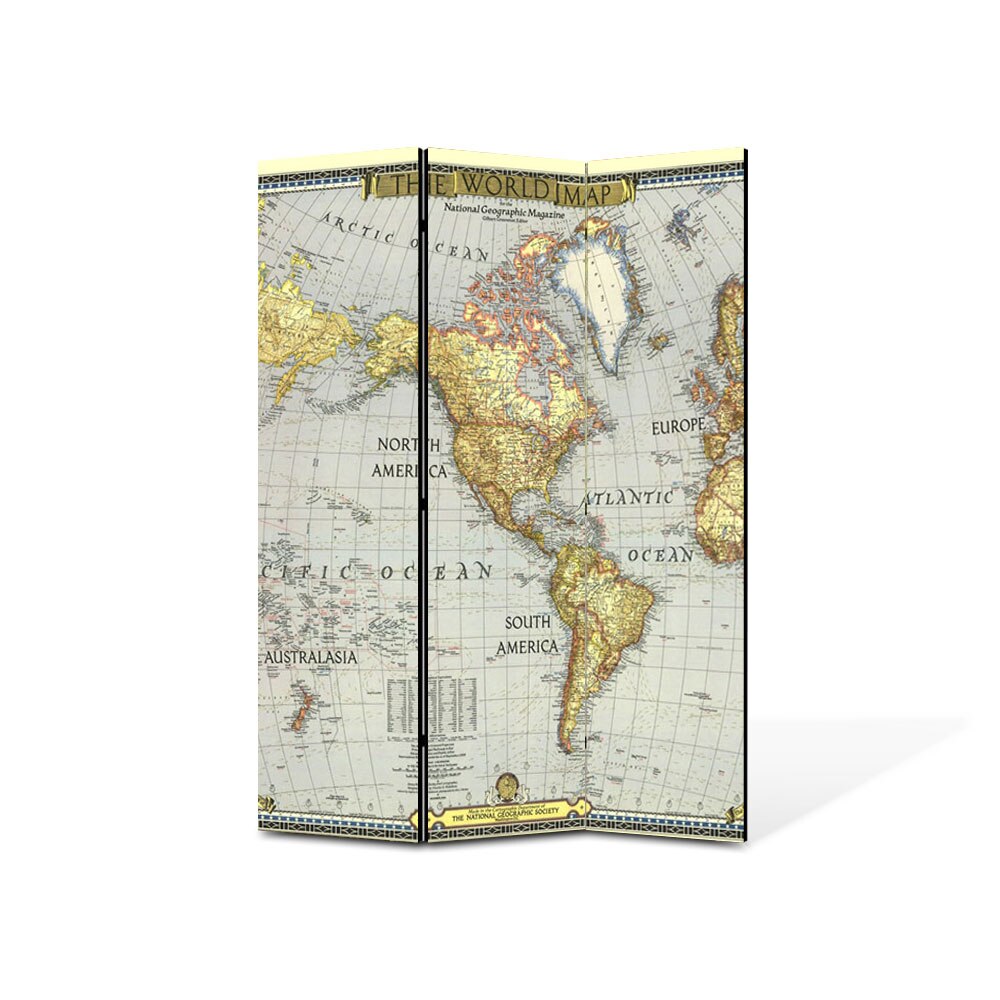 res_6f014063f9ef1bc2c9752ad8f6bcd55f Paravan de Camera ArtDeco din 3 Panouri Urban Orase Harta lumii Veche 105 x 150 cm