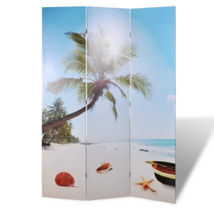 Ecran de camera decorativ 120x170 cm, plaja