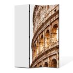 Paravan 3 piese Premium TrueColor, Art Star, Roma, Urban, Panza pe cadru de lemn, Decoratiuni Moderne pentru Casa, 3 Panouri de 45x150, 135 x 150 cm