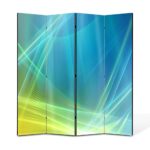 Paravan 4 piese Premium Heartwork TrueColor Desktop, Panza pe cadru de lemn, Decoratiuni Moderne pentru Casa, 4 x 35 x 150 cm, 140 x 150 cm