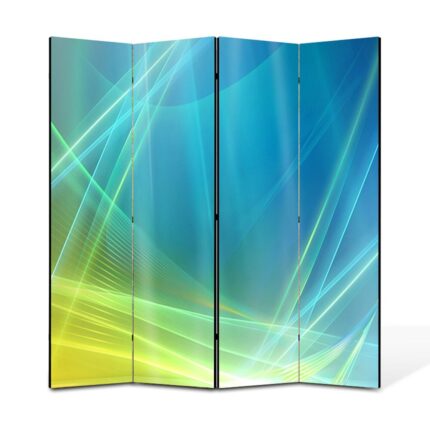 Paravan 4 piese Premium Heartwork TrueColor Desktop, Panza pe cadru de lemn, Decoratiuni Moderne pentru Casa, 4 x 35 x 150 cm, 140 x 150 cm