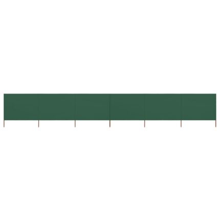 Paravan antivant Zakito Europe, 6 piese, 800x160cm, verde, set cu 7 stalpi