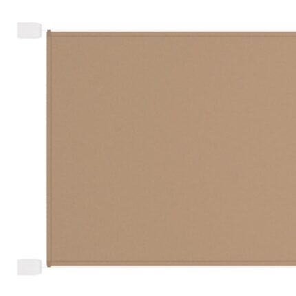 Paravan vertical Zakito Europe, Oxford, rezistent la apa si UV, taupe, 140x800 cm
