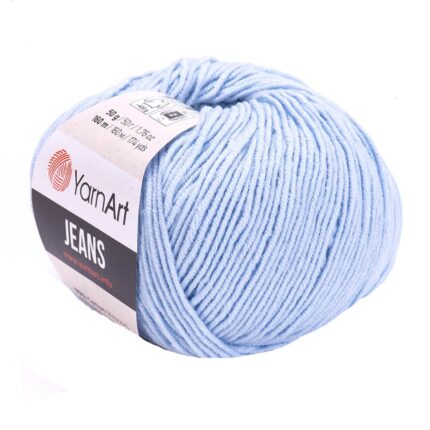 Fir Textil Yarn Art Jeans 75, pentru crosetat si tricotat, bumbac, albastru, 160 m