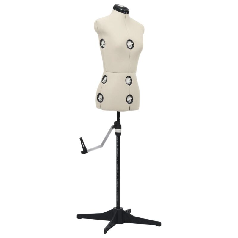 Manechin reglabil Zakito Europe, S/33-40, Crem/Negru, 84x102x86cm