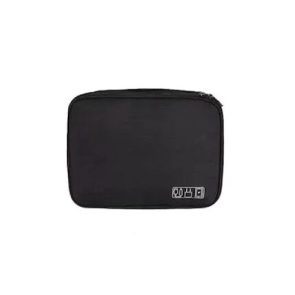Geanta depozitare, Textil, 24.5x18x10cm, Negru