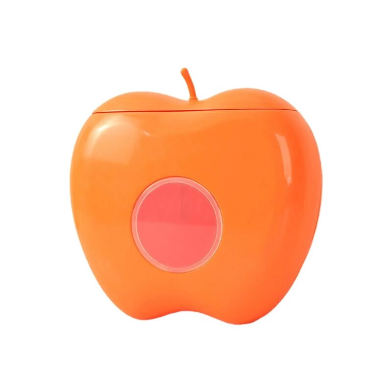 Cutie de depozitare pungi, plastic, forma de Mar, 16 x 14,6 cm culoare Portocaliu ABYZ®™