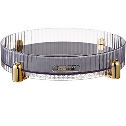 Organizator de parfumuri, Acril, Rotativ, Transparent